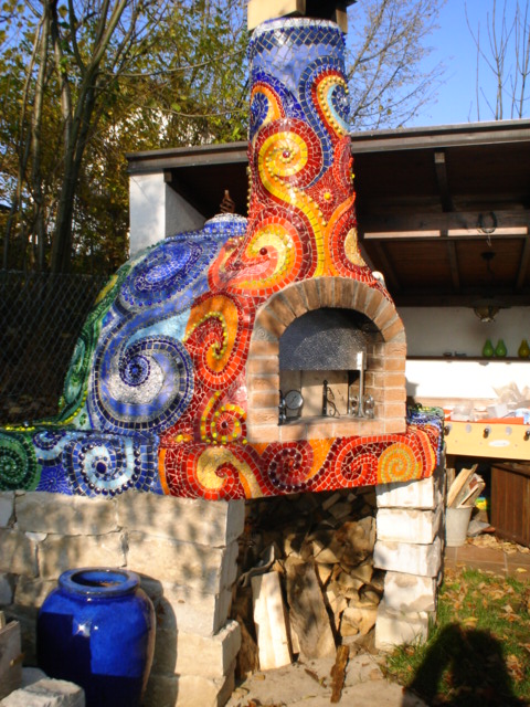 Frances Green - Mosaic Pizza Oven
